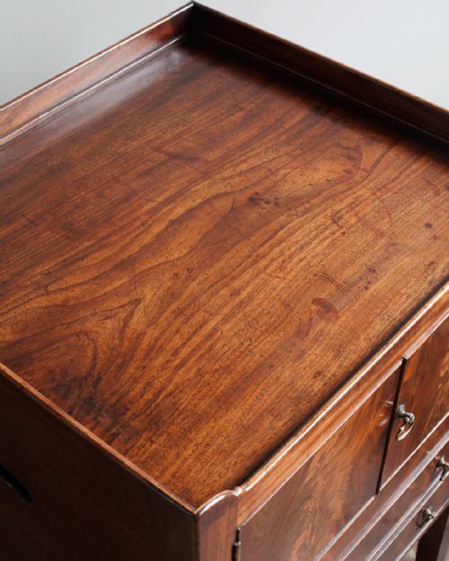 GEORGE III TRAY TOP COMMODE - ADDITIONAL PHOTO 3