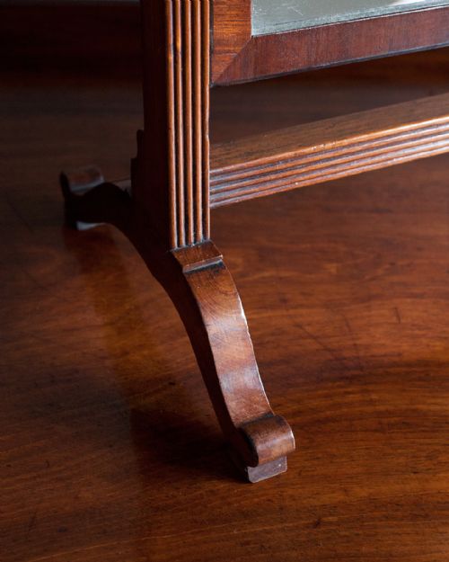 REGENCY MAHOGANY SWING MIRROR - ADDITIONAL PHOTO 3