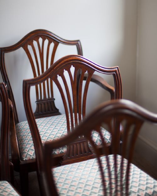 SET OF EIGHT GEORGIAN MAHOGANY DINING CHAIRS - ADDITIONAL PHOTO 3