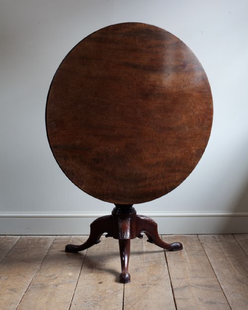 GEORGIAN MAHOGANY TRIPOD TABLE - ADDITIONAL PHOTO 1