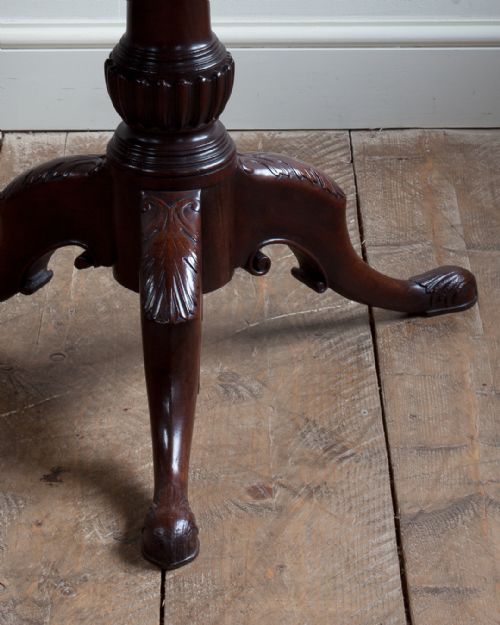 GEORGIAN MAHOGANY TRIPOD TABLE - ADDITIONAL PHOTO 2
