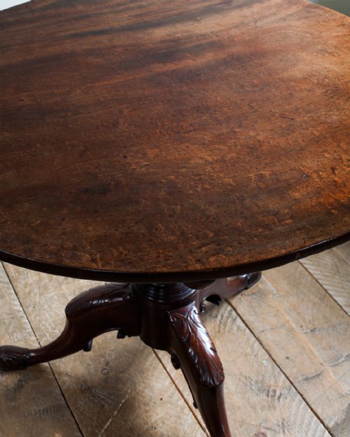 GEORGIAN MAHOGANY TRIPOD TABLE - ADDITIONAL PHOTO 3