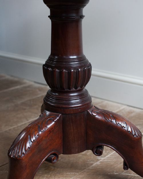 GEORGIAN MAHOGANY TRIPOD TABLE - ADDITIONAL PHOTO 4