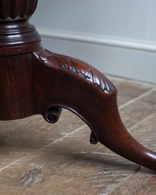 GEORGIAN MAHOGANY TRIPOD TABLE - ADDITIONAL PHOTO 5