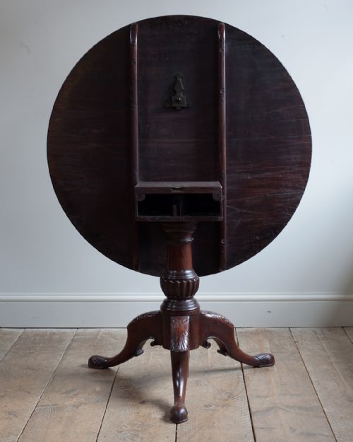 GEORGIAN MAHOGANY TRIPOD TABLE - ADDITIONAL PHOTO 7