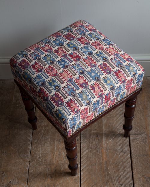 REGENCY MAHOGANY STOOL - ADDITIONAL PHOTO 1