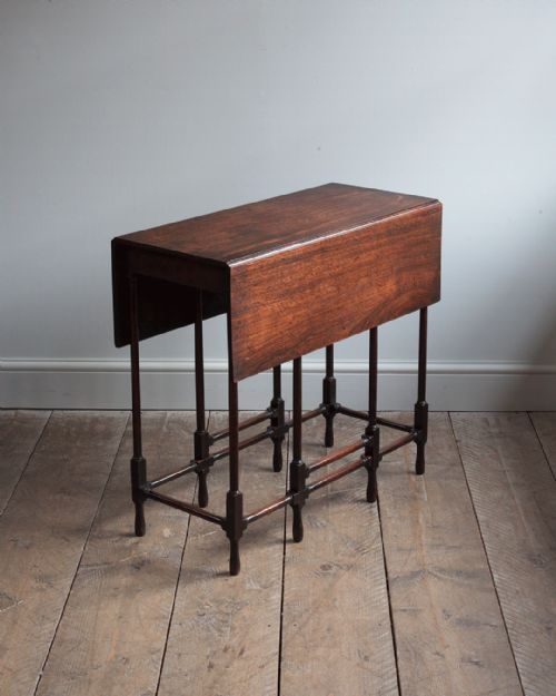 GEORGE III MAHOGANY 'SPIDER LEG' TABLE - ADDITIONAL PHOTO 3