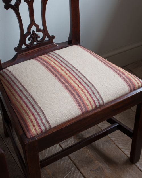 PAIR OF CHIPPENDALE PERIOD MAHOGANY SIDE CHAIRS - ADDITIONAL PHOTO 5