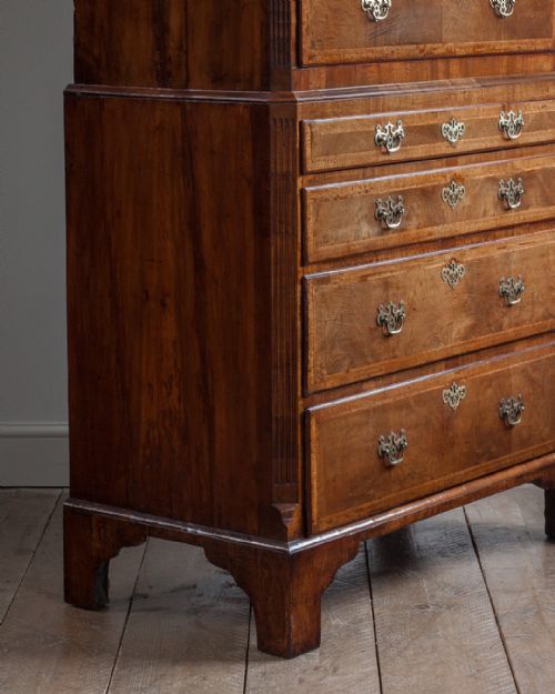 GEORGE III WALNUT TALLBOY - ADDITIONAL PHOTO 3