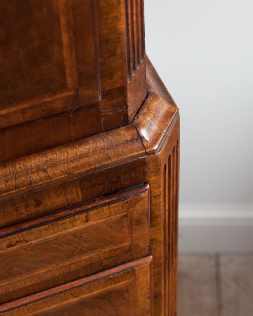 GEORGE III WALNUT TALLBOY - ADDITIONAL PHOTO 6