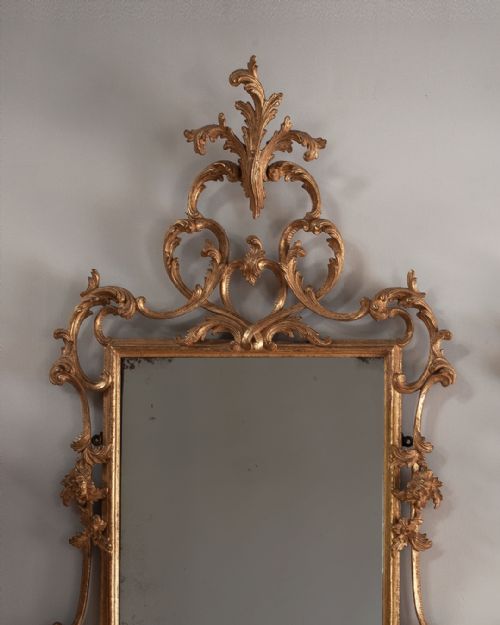 CHIPPENDALE PERIOD GILTWOOD ROCOCO MIRRORS - ADDITIONAL PHOTO 4