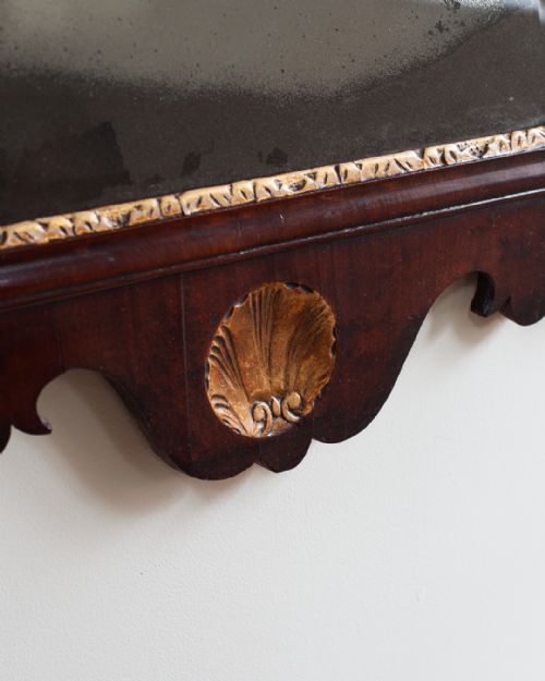 GEORGIAN MAHOGANY FRET MIRROR - ADDITIONAL PHOTO 3