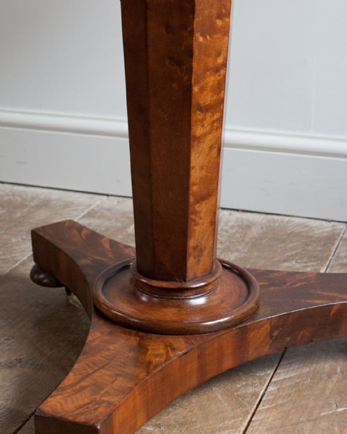 SMALL WILLIAM IV MAHOGANY DRUM TABLE - ADDITIONAL PHOTO 6