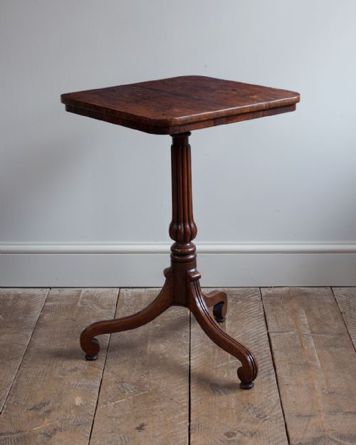 regency rosewood tripod table - CATEGORY: ANTIQUE TABLES - DATED 19TH CENTURY