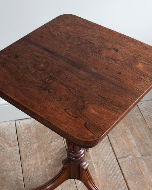 REGENCY ROSEWOOD TRIPOD TABLE - ADDITIONAL PHOTO 1