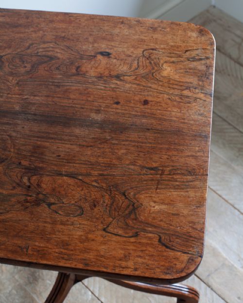 REGENCY ROSEWOOD TRIPOD TABLE - ADDITIONAL PHOTO 2
