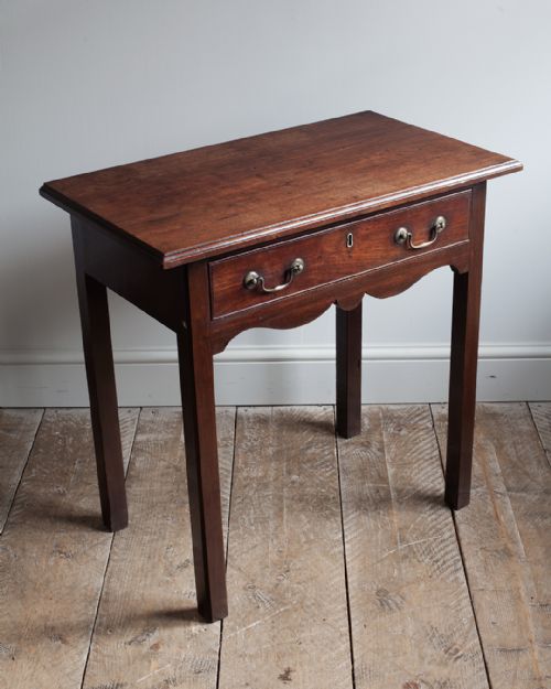 GOOD QUALITY GEORGIAN CUBAN MAHOGANY SIDE TABLE - ADDITIONAL PHOTO 1
