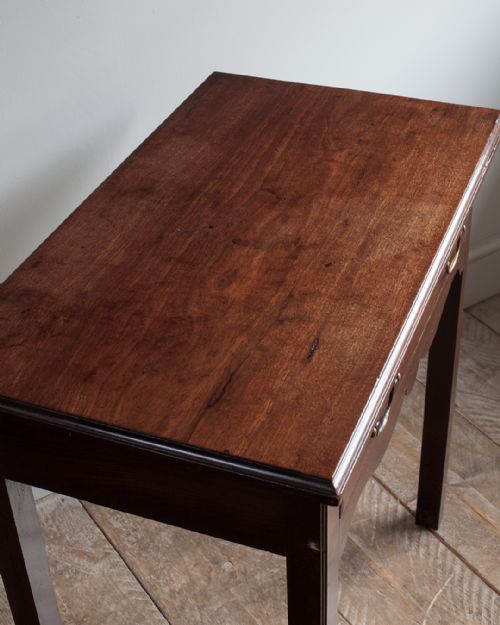 GOOD QUALITY GEORGIAN CUBAN MAHOGANY SIDE TABLE - ADDITIONAL PHOTO 3