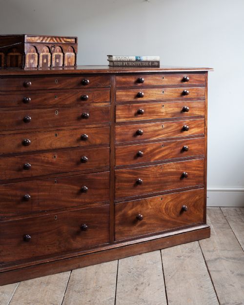 SUPERB 19TH CENTURY MAHOGANY COLLECTOR'S CABINET - ADDITIONAL PHOTO 2