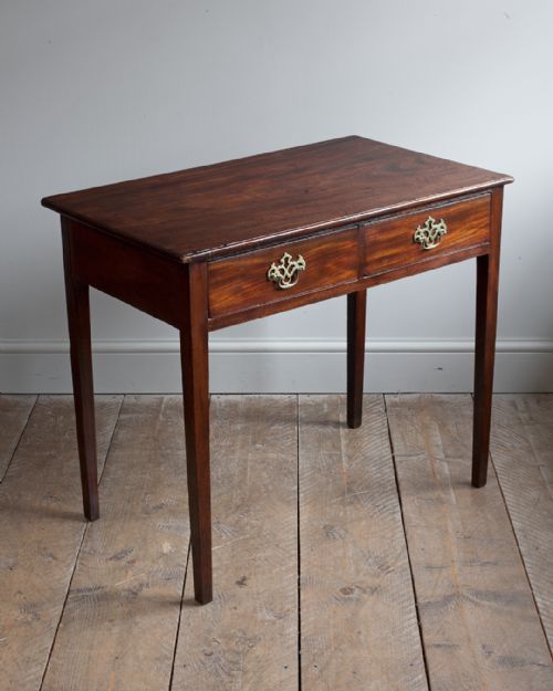 GOOD QUALITY GEORGIAN MAHOGANY SIDE TABLE - ADDITIONAL PHOTO 2
