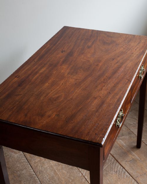 GOOD QUALITY GEORGIAN MAHOGANY SIDE TABLE - ADDITIONAL PHOTO 4