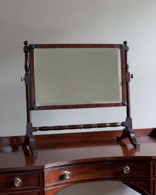 19th century mahogany swing mirror - CATEGORY: ANTIQUE MIRRORS - DATED 19TH CENTURY