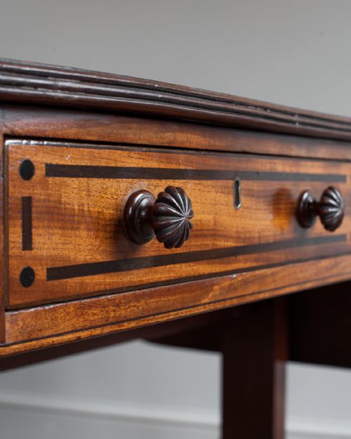 REGENCY MAHOGANY SOFA TABLE - ADDITIONAL PHOTO 5