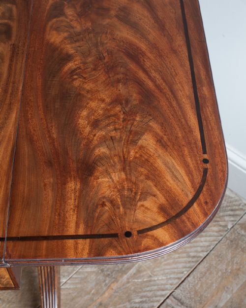 REGENCY MAHOGANY SOFA TABLE - ADDITIONAL PHOTO 6