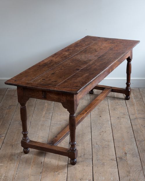 EARLY 18TH CENTURY OAK REFECTORY TABLE - ADDITIONAL PHOTO 2