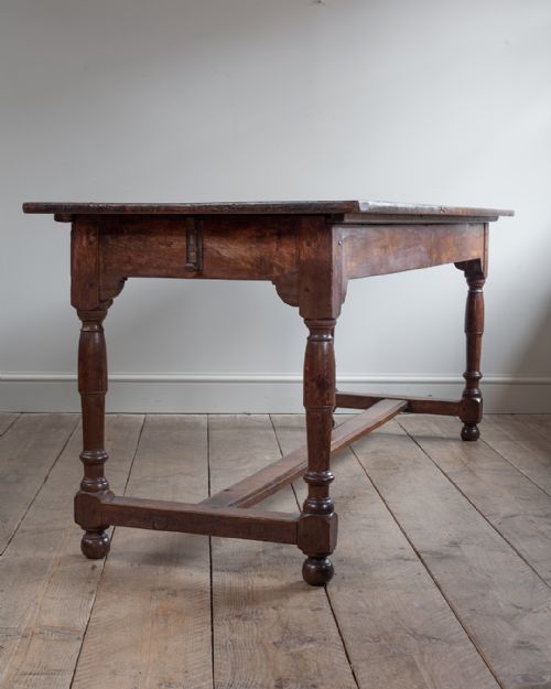 EARLY 18TH CENTURY OAK REFECTORY TABLE - ADDITIONAL PHOTO 3