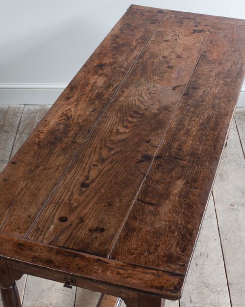 EARLY 18TH CENTURY OAK REFECTORY TABLE - ADDITIONAL PHOTO 4