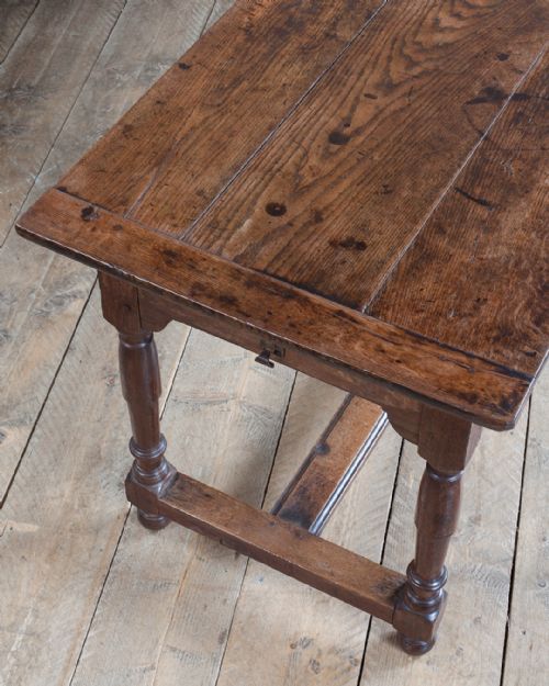 EARLY 18TH CENTURY OAK REFECTORY TABLE - ADDITIONAL PHOTO 5