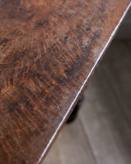 EARLY 18TH CENTURY OAK REFECTORY TABLE - ADDITIONAL PHOTO 10
