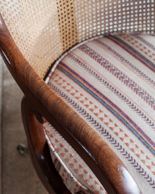 REGENCY MAHOGANY BERGRE CHAIR - ADDITIONAL PHOTO 8