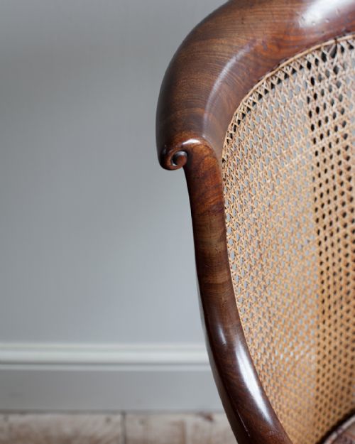 REGENCY MAHOGANY BERGRE CHAIR - ADDITIONAL PHOTO 10
