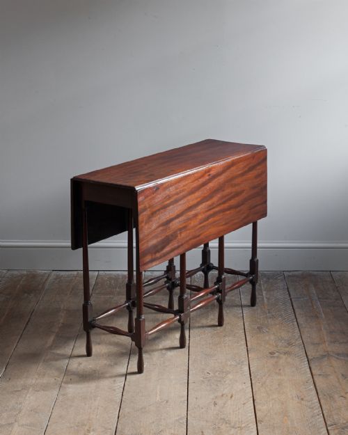 GEORGE III MAHOGANY 'SPIDER LEG' TABLE - ADDITIONAL PHOTO 3