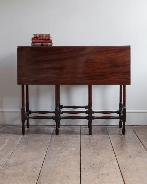 GEORGE III MAHOGANY 'SPIDER LEG' TABLE - ADDITIONAL PHOTO 4
