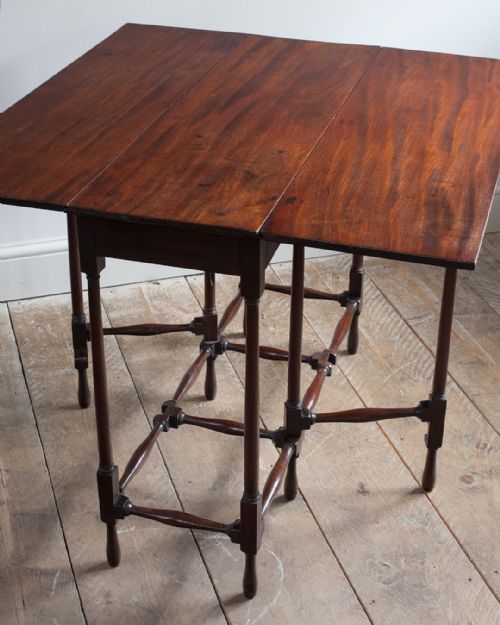 GEORGE III MAHOGANY 'SPIDER LEG' TABLE - ADDITIONAL PHOTO 5