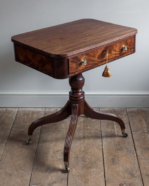 LATE REGENCY MAHOGANY PEDESTAL TABLE - ADDITIONAL PHOTO 5