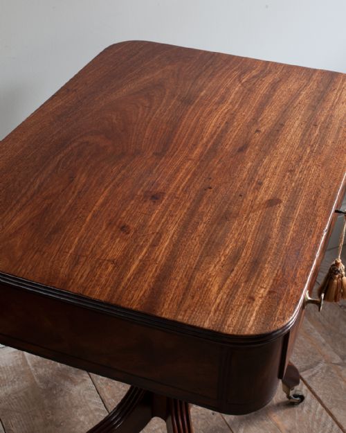 LATE REGENCY MAHOGANY PEDESTAL TABLE - ADDITIONAL PHOTO 6