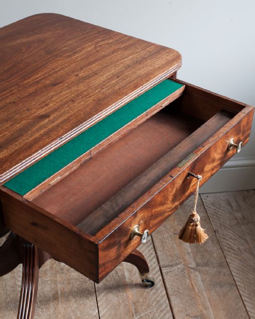 LATE REGENCY MAHOGANY PEDESTAL TABLE - ADDITIONAL PHOTO 7