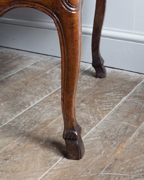 FRENCH LATE 18TH CENTURY WALNUT SERPENTINE COMMODE - ADDITIONAL PHOTO 2