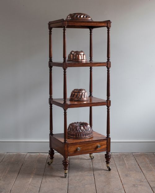 regency mahogany whatnot - CATEGORY: ANTIQUE FURNITURE - DATED 19TH CENTURY