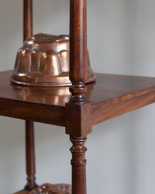 REGENCY MAHOGANY WHATNOT - ADDITIONAL PHOTO 5