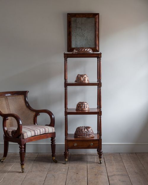 REGENCY MAHOGANY WHATNOT - ADDITIONAL PHOTO 10