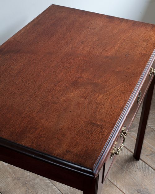 GOOD QUALITY GEORGIAN CUBAN MAHOGANY SIDE TABLE - ADDITIONAL PHOTO 3