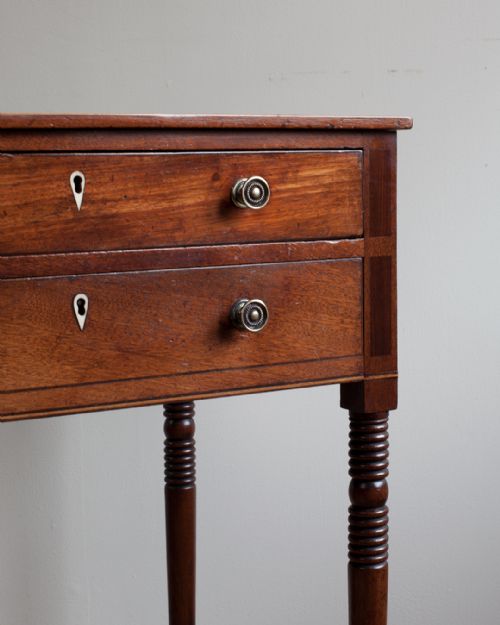 REGENCY MAHOGANY WORK TABLE - ADDITIONAL PHOTO 5