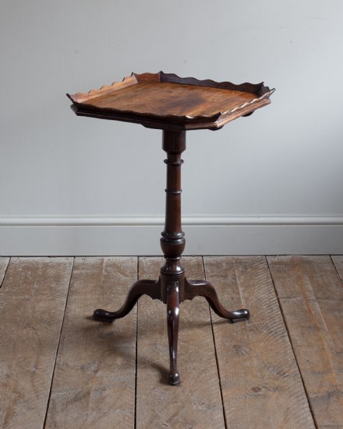 GEORGE III MAHOGANY TRIPOD TABLE - ADDITIONAL PHOTO 2
