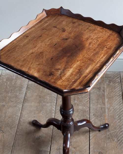 GEORGE III MAHOGANY TRIPOD TABLE - ADDITIONAL PHOTO 6
