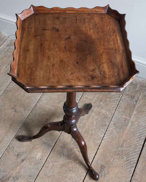 GEORGE III MAHOGANY TRIPOD TABLE - ADDITIONAL PHOTO 7